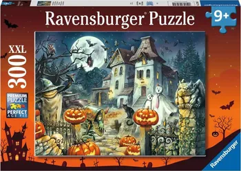 Puzzle Ravensburger Halloweenský dům XXL 300 dílků