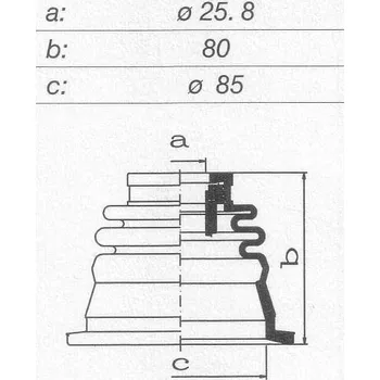 Manžeta ke kolu Manžeta k převodovce GOMET - sada