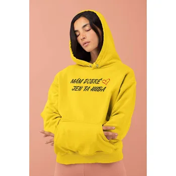Dámská mikina Dámská mikina Drzé ústa Barva: Žlutá, Velikost: S