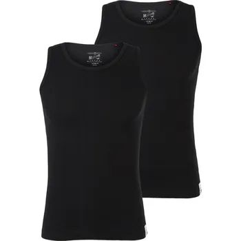 Pánské tílko MUSTANG Dvojbalení pánských černých tílek Basic XL 5002-400