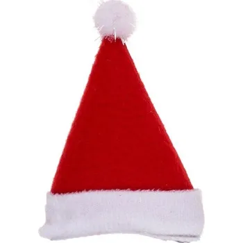 Vánoční dekorace Lampionky.cz Čepička vánoční Santa na klip 8 cm