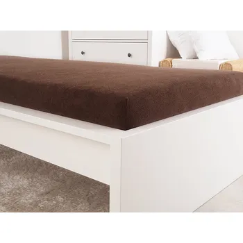 Prostěradlo B.E.S. - Petrovice, s.r.o. Prostěradlo FROTÉ dětské - Tmavá hnědá Rozměr: 70 x 140