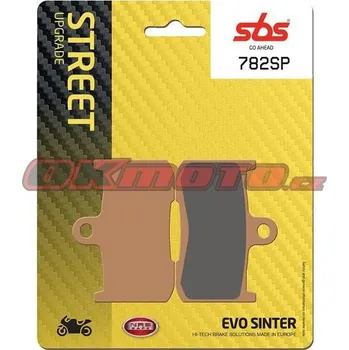 Brzdová destička Přední brzdové destičky SBS 782SP - Triumph Daytona 675, 675ccm - 06-08