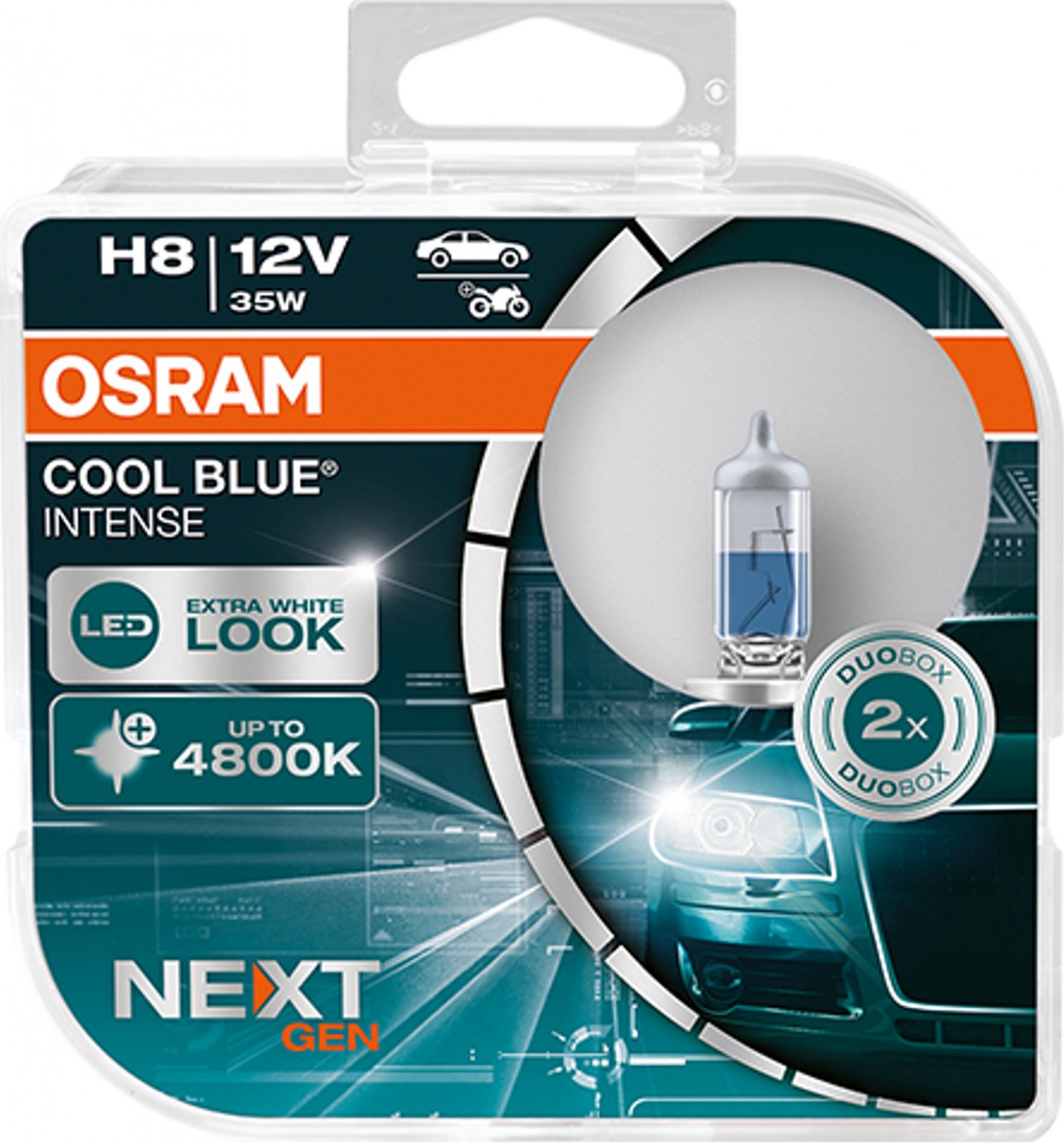 OSRAM H8 Cool Blue Intense Next Generation 12V 35W od 725 Kč 