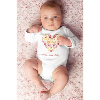 Kojenecké dívčí body Vyrobeno v Česku Velikost: 86(12m-18m)