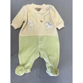 Dívčí tričko Dupačky overal 68,74 zelené /žluté, velikost 74, Barva jako na obrázku1, Složení materiálu 65% bavlna 35% polyester