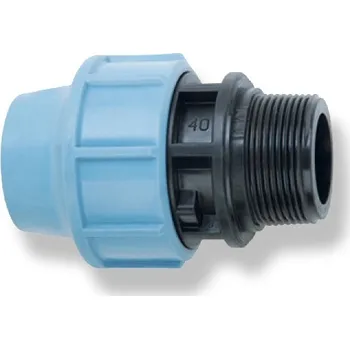 Vodovodní potrubí PE přechod DN 25x3/4" - vnější závit