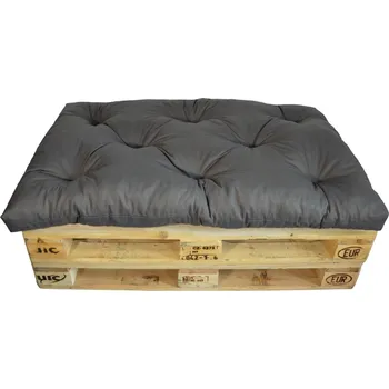 Podsedák Polstr na paletový nábytek - 120 x 80 cm - šedý