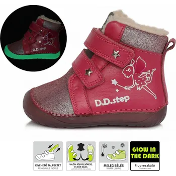Dívčí zimní obuv D.D.Step W 070-929A BAREFOOT Velikost: 20