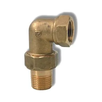 Instalatérský materiál šroubení topenářské 1/2" rohové mosazné V-4301