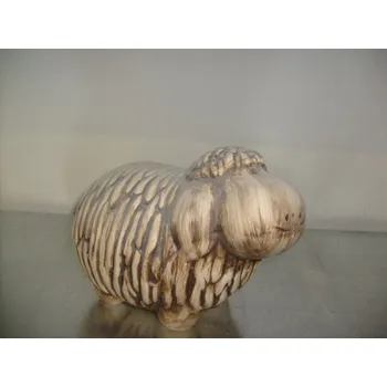 Zahradní dekorace Keramický beránek velký