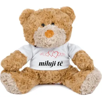 plyšák Medvídek Teddy s potiskem Plyšový medvídek z lásky
