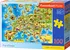 Puzzle Castorland Mapa Evropy 100 dílků