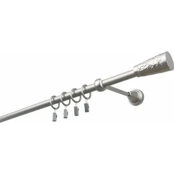 Garnýž kovová 120 cm jednořadá 19 Sevila satina