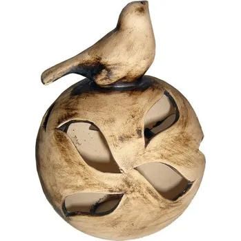 Zahradní dekorace Keramický svícen - ptáček