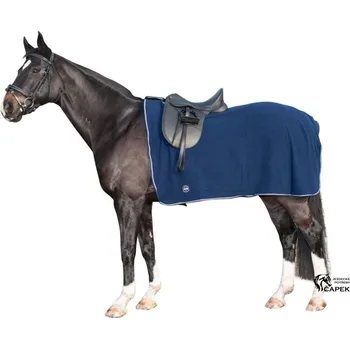Jezdectví Bederní deka HKM -FLEECE- - Modrá - 125cm