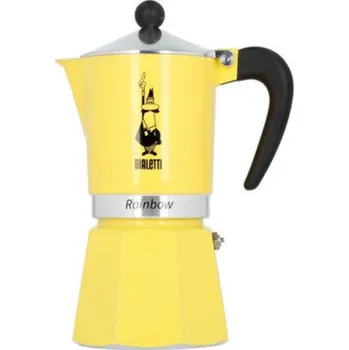 Moka konvice Bialetti Rainbow 6 šálků žlutá