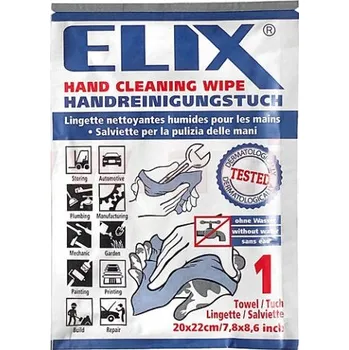 Utěrka ELIX - vlhčená utěrka (20x22 cm) na čištění rukou, balení 1 ks