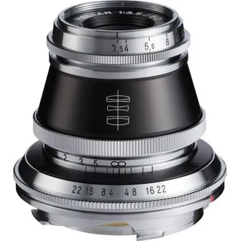 Objektiv VOIGTLÄNDER 50 mm f/3,5 Heliar Vintage line M-bajonet černostříbrný