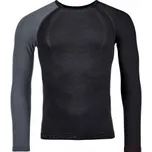 Ortovox 120 COMPETITION LIGHT LONG SLEEVE M black raven XXL; Černá triko + DÁREK DLE VÝBĚRU!