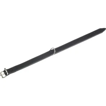 Obojek pro psy Karlie Rondo kožený vel. M 24 mm x 42 cm černý