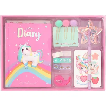kreativní sada Ylvi and the Minimoomis My Diary sada pro tvorbu originálního diáře jednorožec