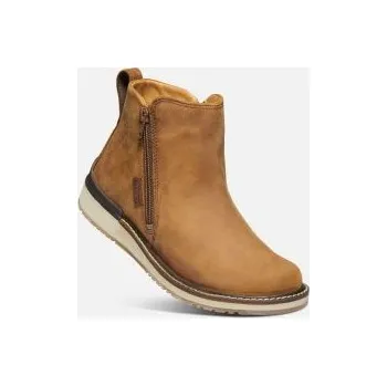 Dámské polobotky KEEN BAILEY ANKLE ZIP W cognac US 9,5 / EU 40,0 / UK 7 / 26,5 cm; Hnědá obuv + DÁREK DLE VÝBĚRU!