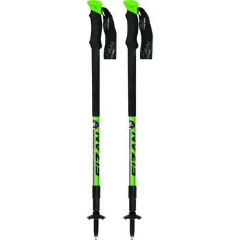 Trekingová hůl FIZAN Lhotse Foam černé/zelené 2020/21 65-140 cm