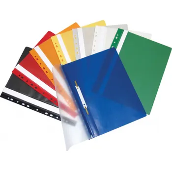 Rychlovazač A4 plastový s eurozávěsem - oranžová