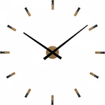 Dubové nalepovací hodiny MINIMAL s kameny vyrobené v Čechách