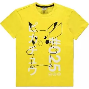 Pánské tričko Pánské Pokémon tričko Shocked Pikachu vel. M