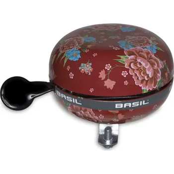 Zvonek na kolo Basil zvonek Big Bell Bloom 80mm - červený