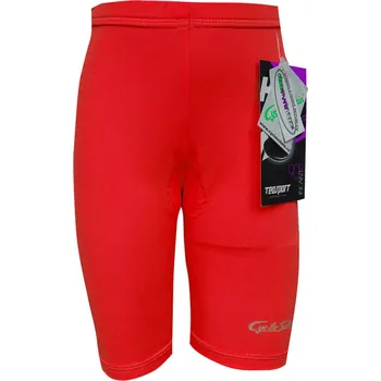 cyklistický dres Cycloschein Cycloschein ART 152 Cyklokalhoty dětské, ab vložka, červené - 120, Červená