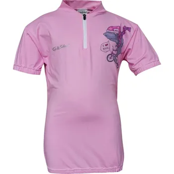 cyklistický dres Cycloschein Cycloschein ART 334 Cyklodres dětský ŽRALOK růžový - 130