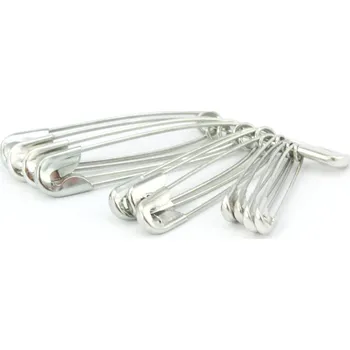 Nástroj na niť a příze Špendlík zavírací nikl 28-40-50 mm (nikl) (Špendlík zavírací nikl 28-40-50 mm - 86035)