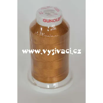Nit vyšívací nit Gunold Sulky hnědá 1056, návin 1000m, viskóza Jednotka: 1 kón návin 1000m