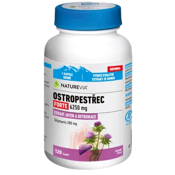 NatureVia Ostropestřec Forte 200 mg 120…