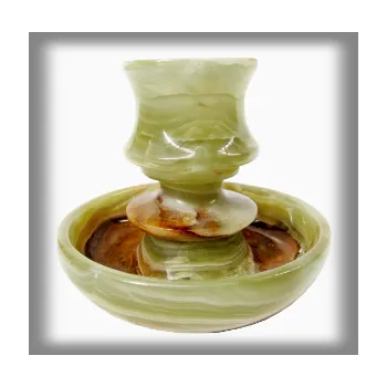 Svícen Onyxo Svícen - Onyx - vyšší 7,5 x 7,5 cm