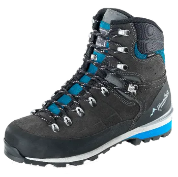 Pánská treková obuv Planika Jalovec Top Air-Tex šedá/modrá grey/blue Barva: šedá / modrá / černá, Velikost: 9,5