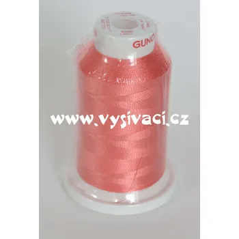 Nit vyšívací nit Gunold Sulky růžová 1020, návin 1000m, viskóza Jednotka: 1 kón návin 1000m