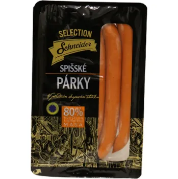 párek, klobása, špekáček Schneider Selection Spišské párky 250 g