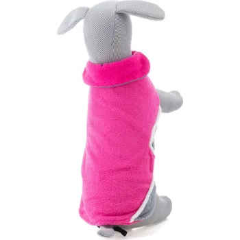 Obleček pro psa Vsepropejska Briana fleecová mikina pro psa Barva: Růžová, Délka zad (cm): 26, Obvod hrudníku: 36 - 40 cm