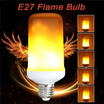 Žárovka Optonica LED žárovka 3-5W SMD2835 450lm E27 ULTRA TEPLÁ, FLAME - imitace plamene