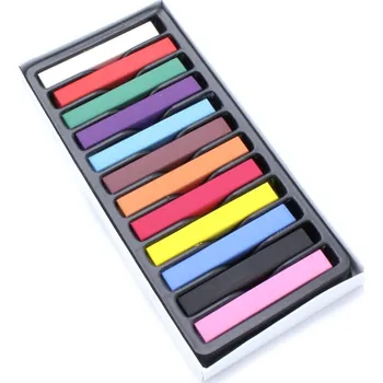 Příčesek TRENDY BAREVNÉ KŘÍDY NA VLASY 12KS