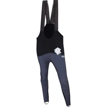 cyklistický dres Cycloschein Cycloschein ART 430 Cyklokalhoty, dlouhé, zimní, šedo-černé - 180