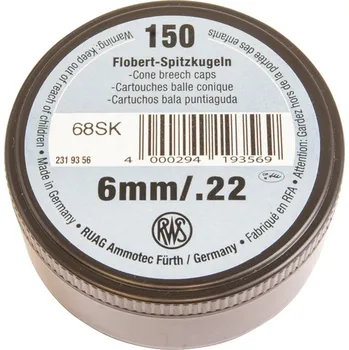 Příslušenství pro sportovní střelbu RWS RWS cal. 6mm špička Flobertové náboje