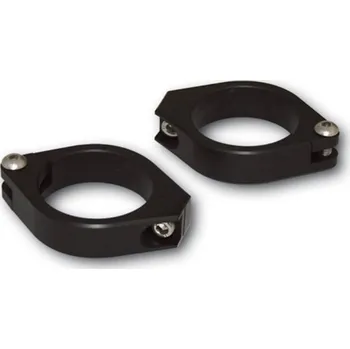Osvětlení pro motocykl HIGHSIDER Alu spony na trubky přední vidlice, 38-41 mm černé