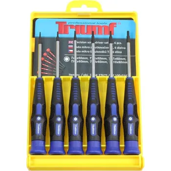 Šroubovák Šroubováky Torx T5 - T10, délka 60 mm, sada 6 dílů Triumf 100-03425