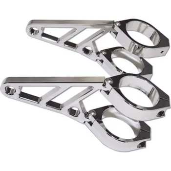 Osvětlení pro motocykl HIGHSIDER Držák moto světla chrom 42-43 mm