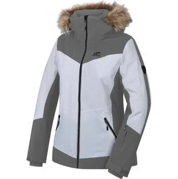 Dámská lyžařská bunda HANNAH CANNA BRIGHT WHITE/FROST GRAY 42
